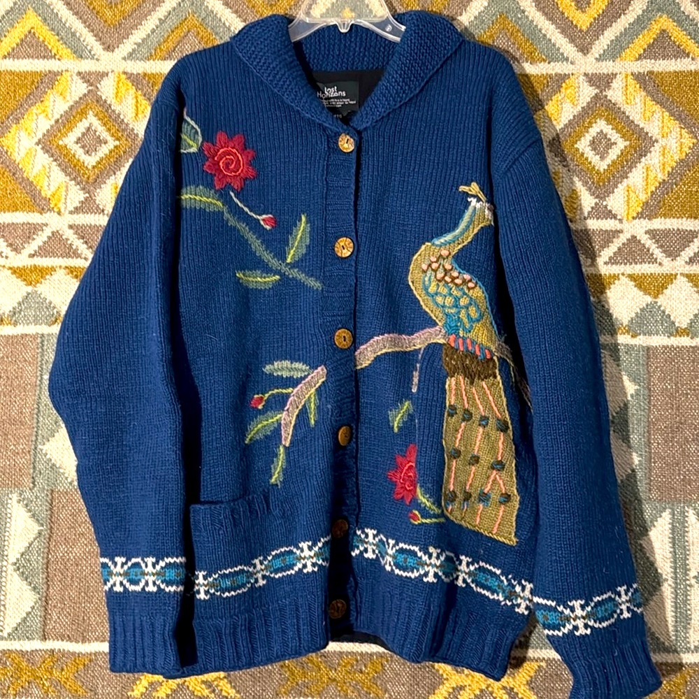 Peacock Parade by Lost Horizons. New with tags from Sundance.